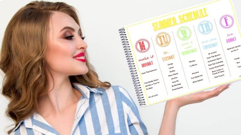 Summer Schedule for Kids (AKA Mom's Sanity Saver!) - Just Homemaking