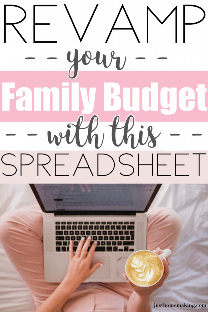 pin for pinterest: Revamp your Family Budget with this Spreadsheet