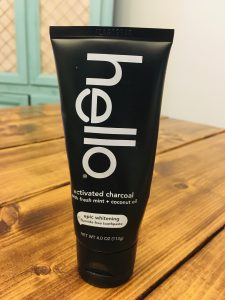 hello toothpaste- activated charcoal