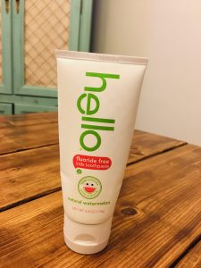 hello toothpaste-- natural watermelon