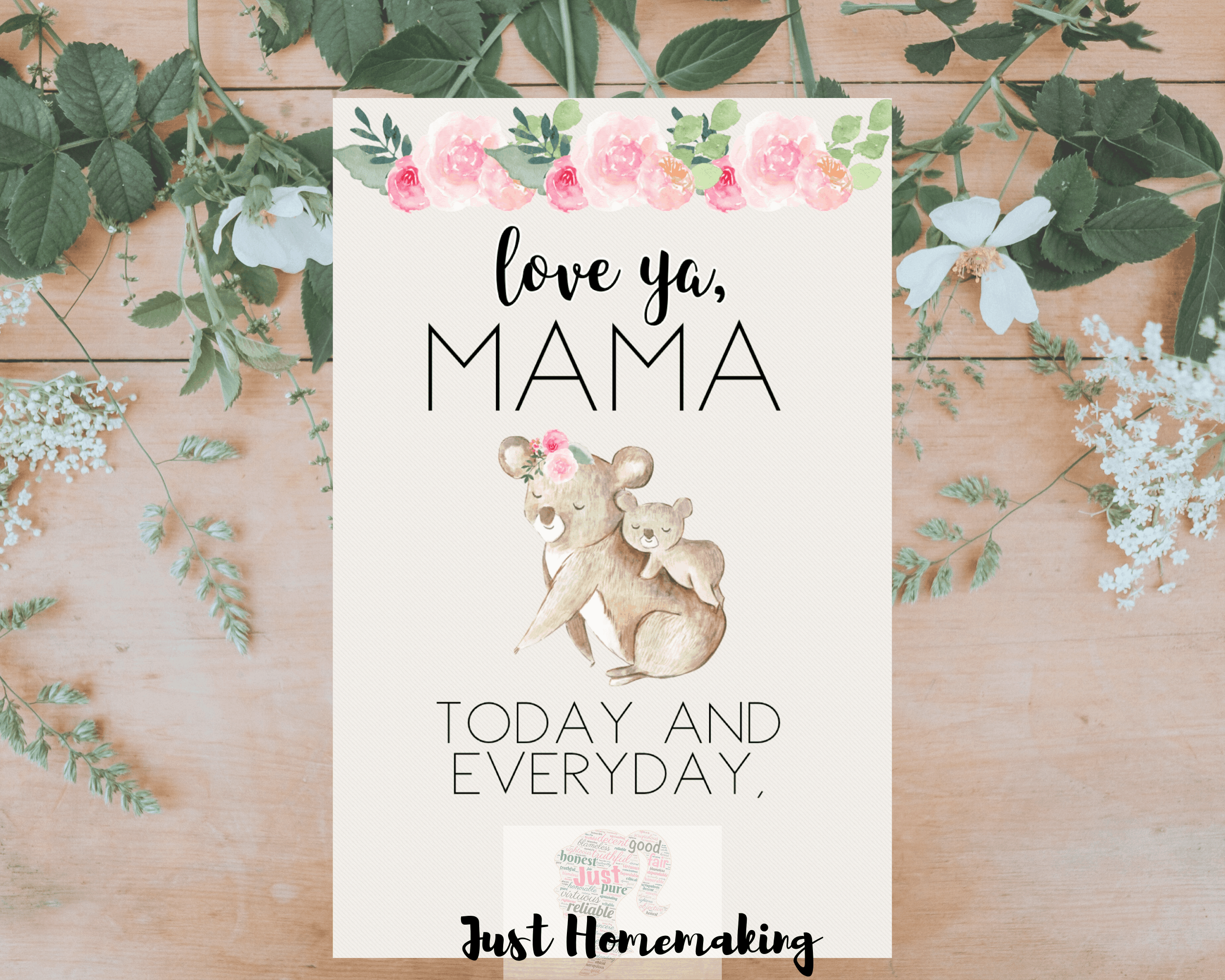 Free Mothers Day Card example