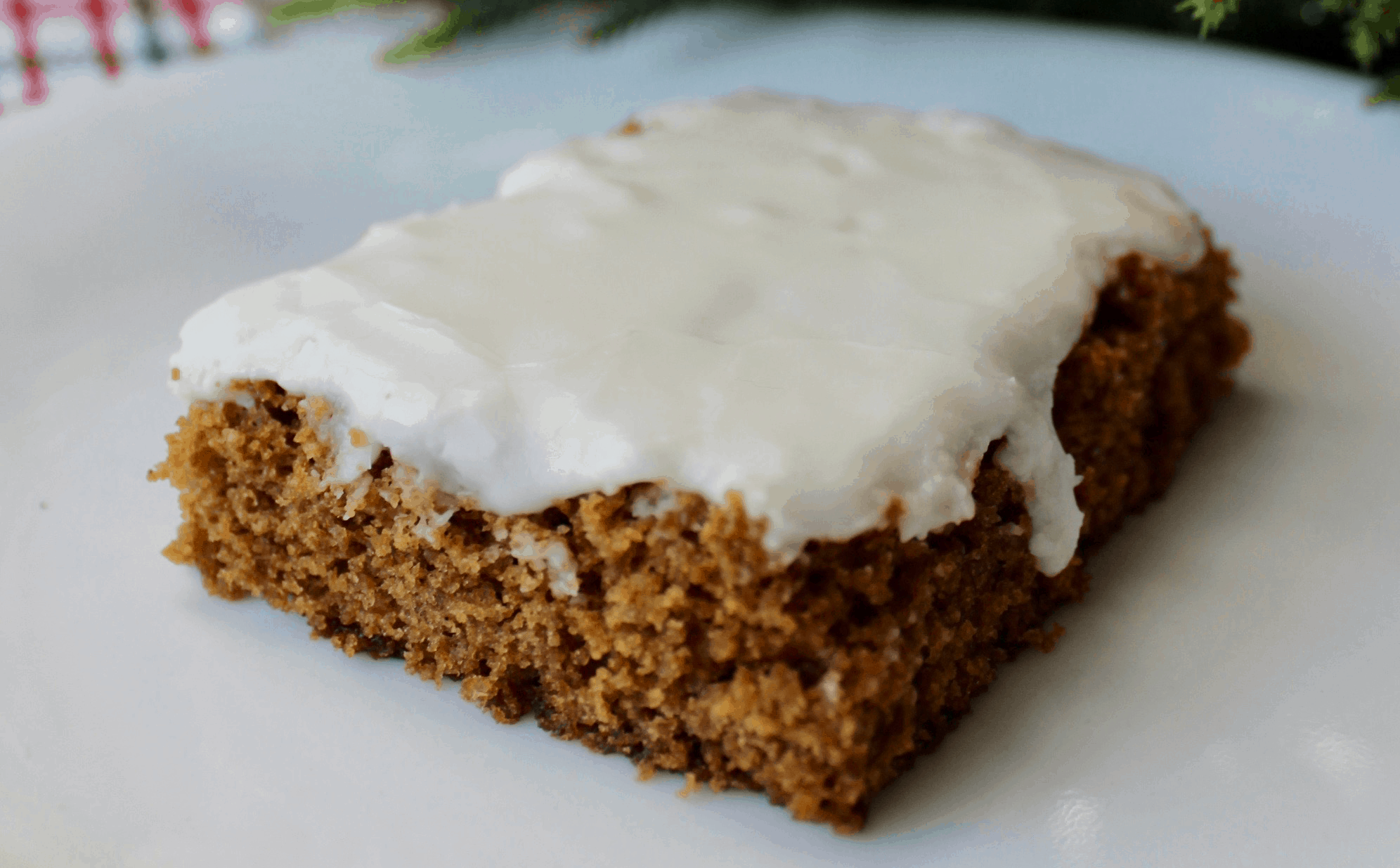 Best Ginger Cream Bars with frosting