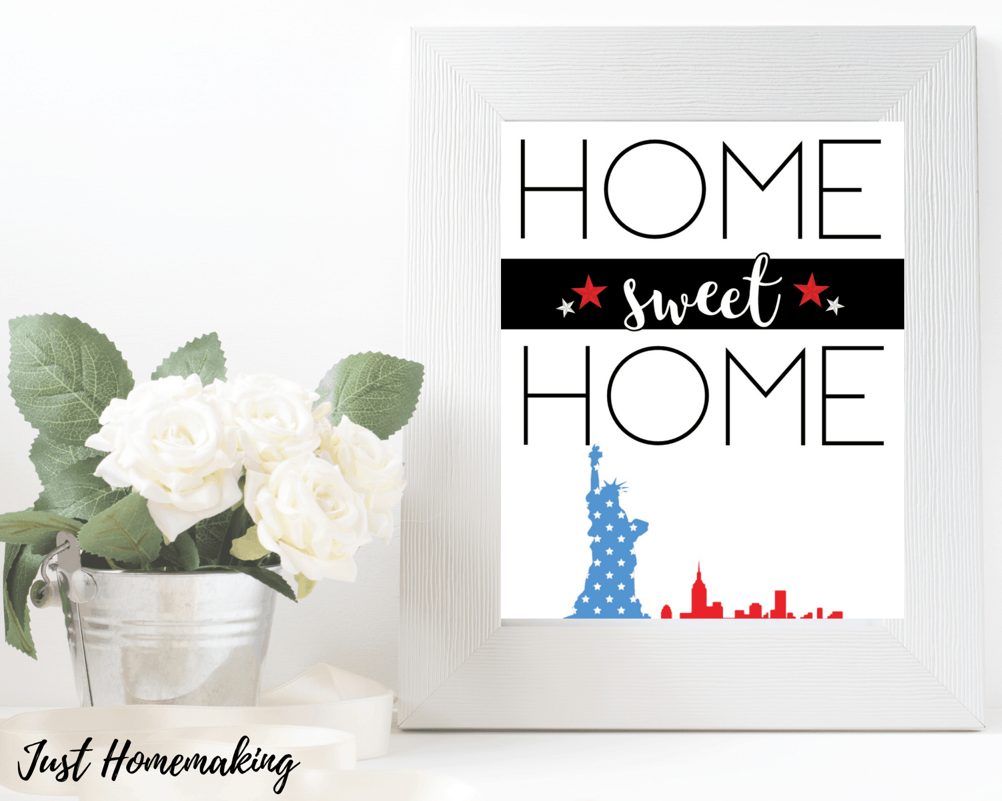 Printable Fourth of July Decorations and More Must-Try Patriotic Home ...