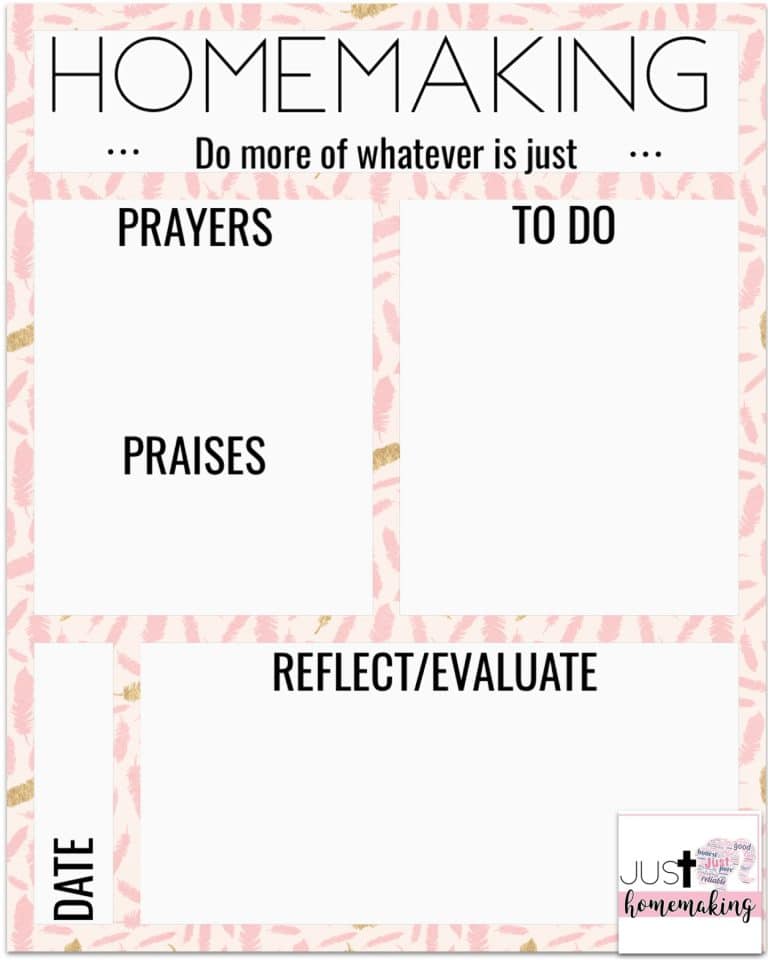 Christian Homemaking | Intentional Christian Living for Women - Just ...