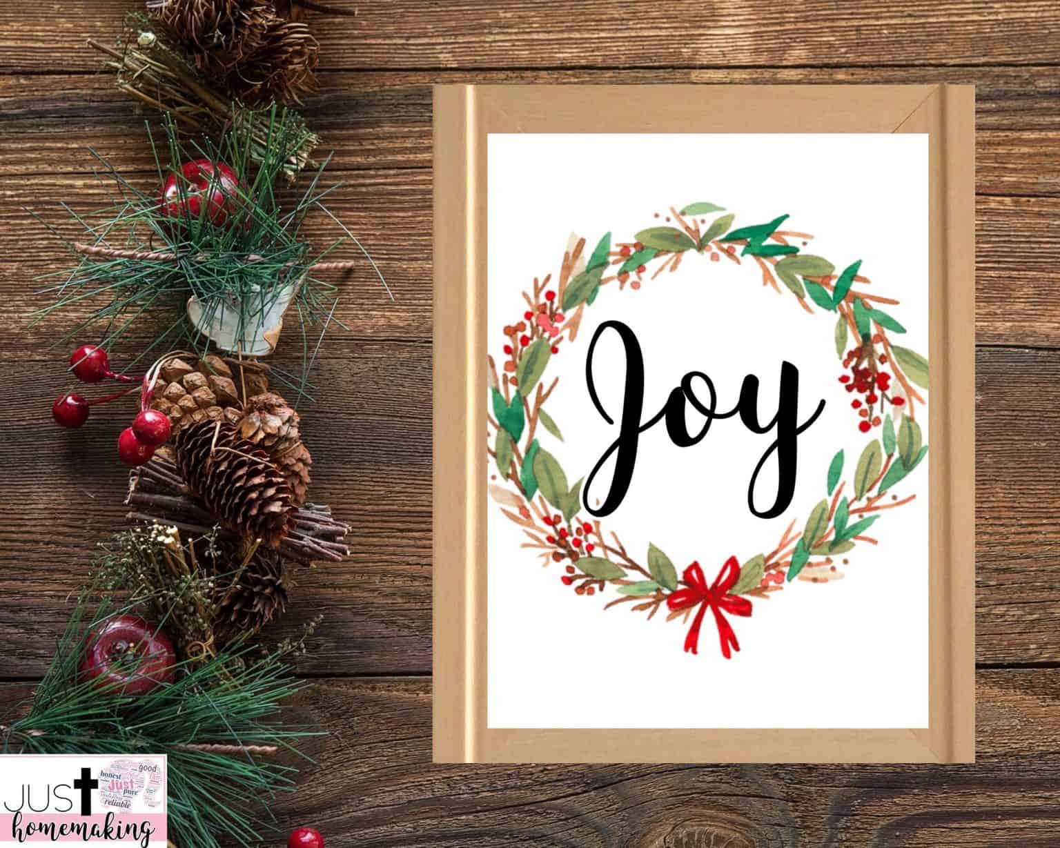7 Christmas Wall Decor Printables to Bring the Holly and Jolly into ...