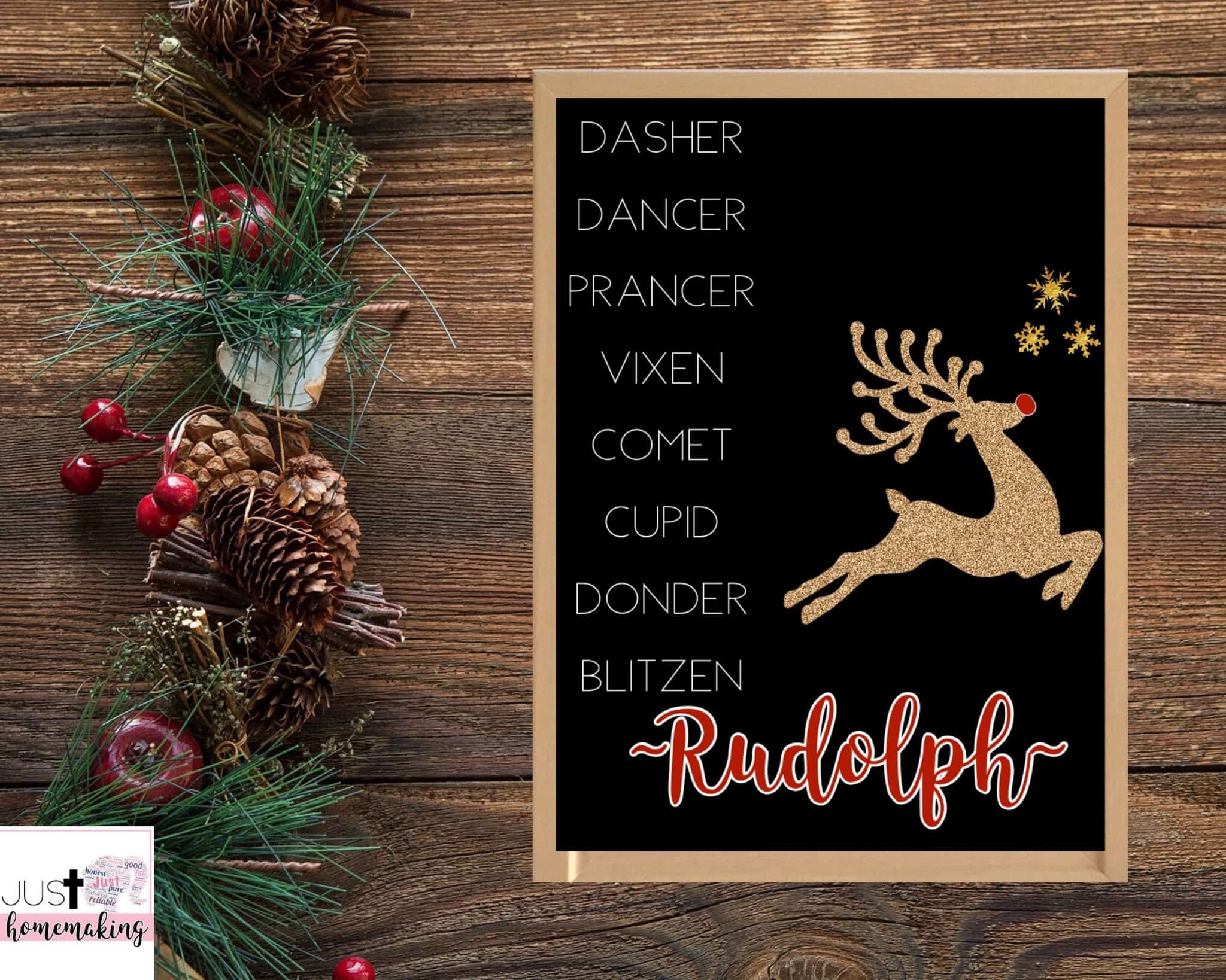 7 Christmas Wall Decor Printables to Bring the Holly and Jolly into ...