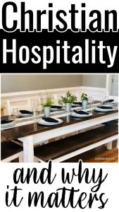 Pin for Pinterest: Christian Hospitality and why it matters