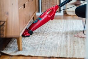 Batching the housework - vacuuming the floors
