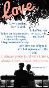 1 Corinthians 13:4-7 Devotion