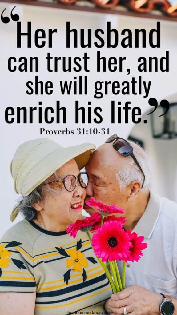 Bible verses about wife: Proverbs 31:10-31