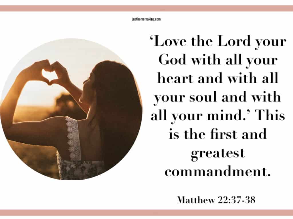 Devotion for women - Matthew 22:37-38