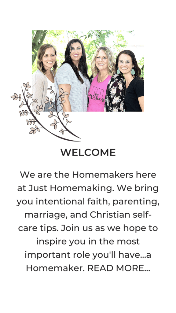 Just Homemaking Welcome