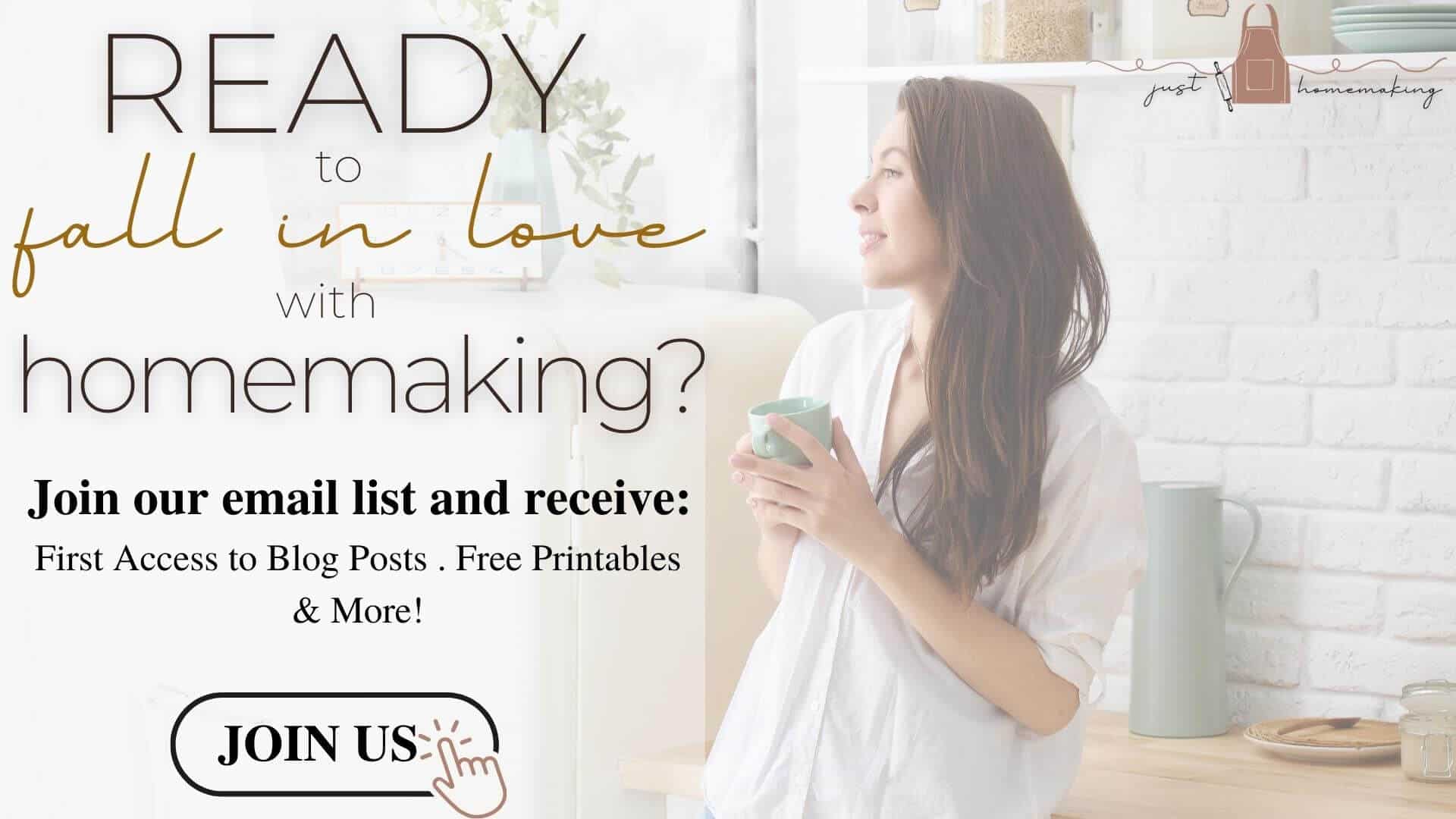 Join Us: Subscribe and fall in love with your Christian homemaking role.