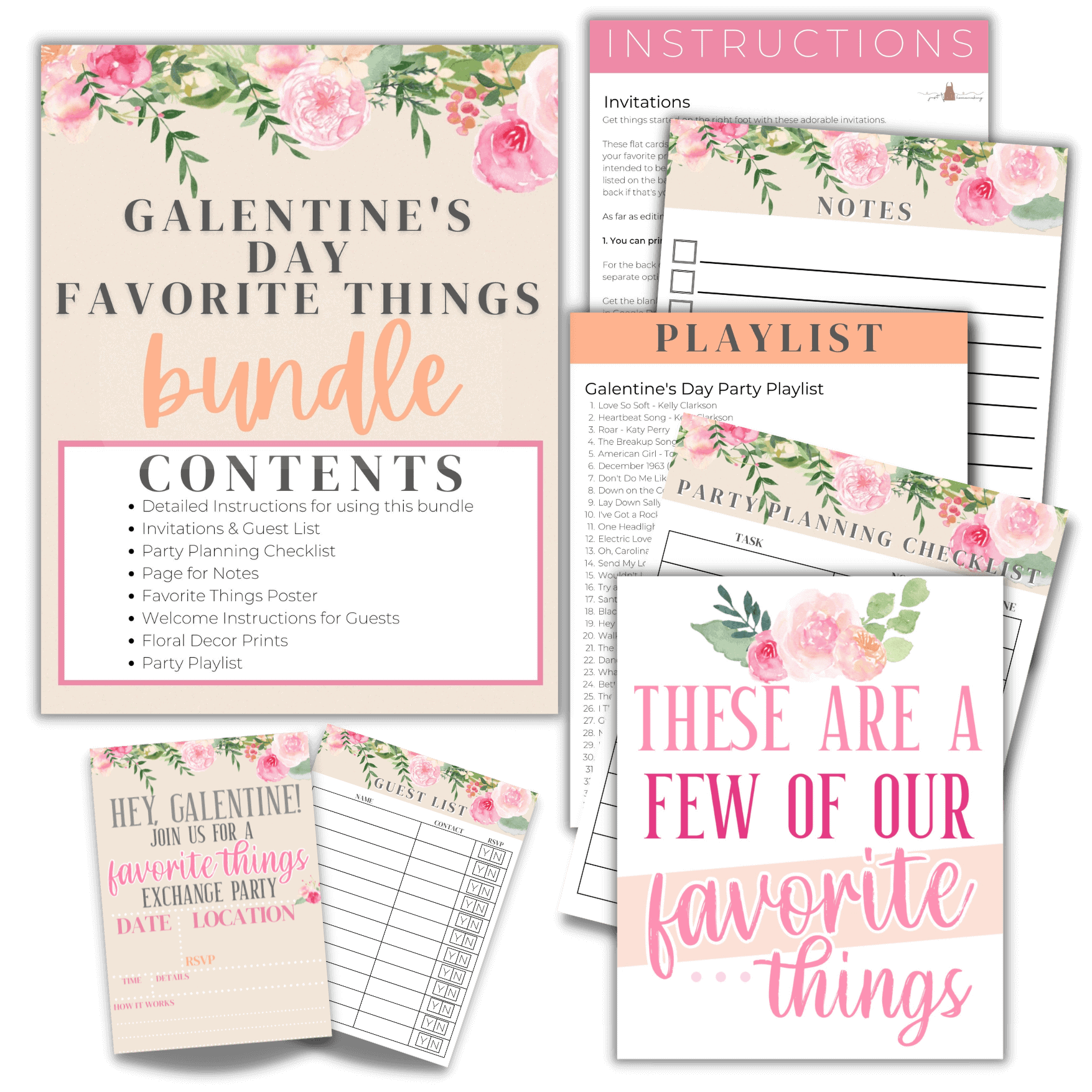 Galentine's Day Favorite Things Party