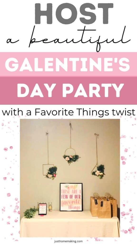 Pin: Host a beautiful Galentine's Day Party
