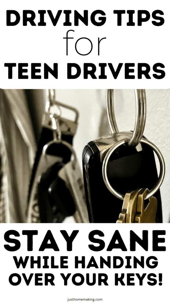 Pin: keys hanging on the wall- Tips for parents of new drivers