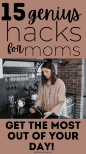picture of woman washing dishes- genius hacks for moms to get the most out of your day