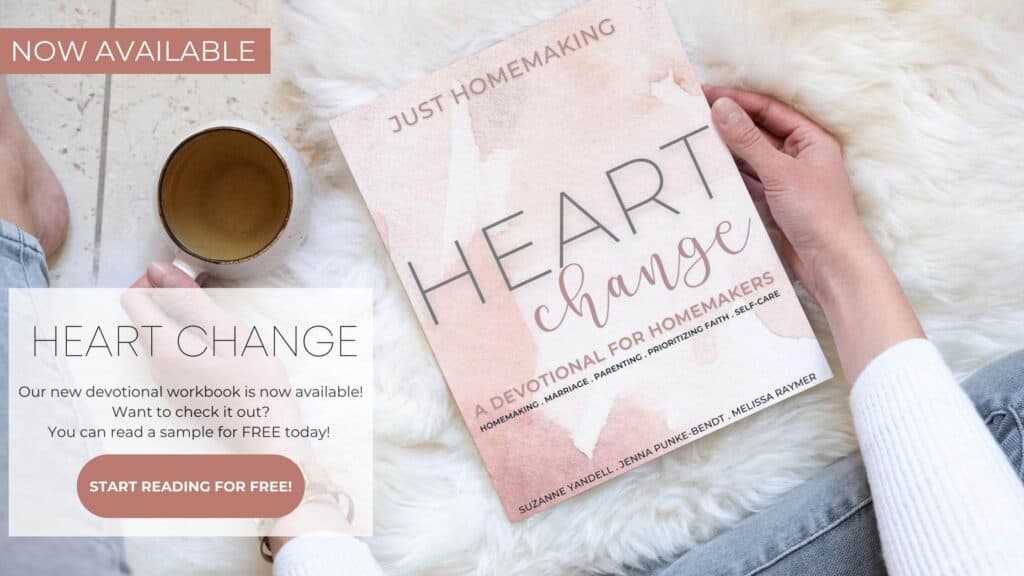 Sample Heart Change devotional for homemakers - mom devotional