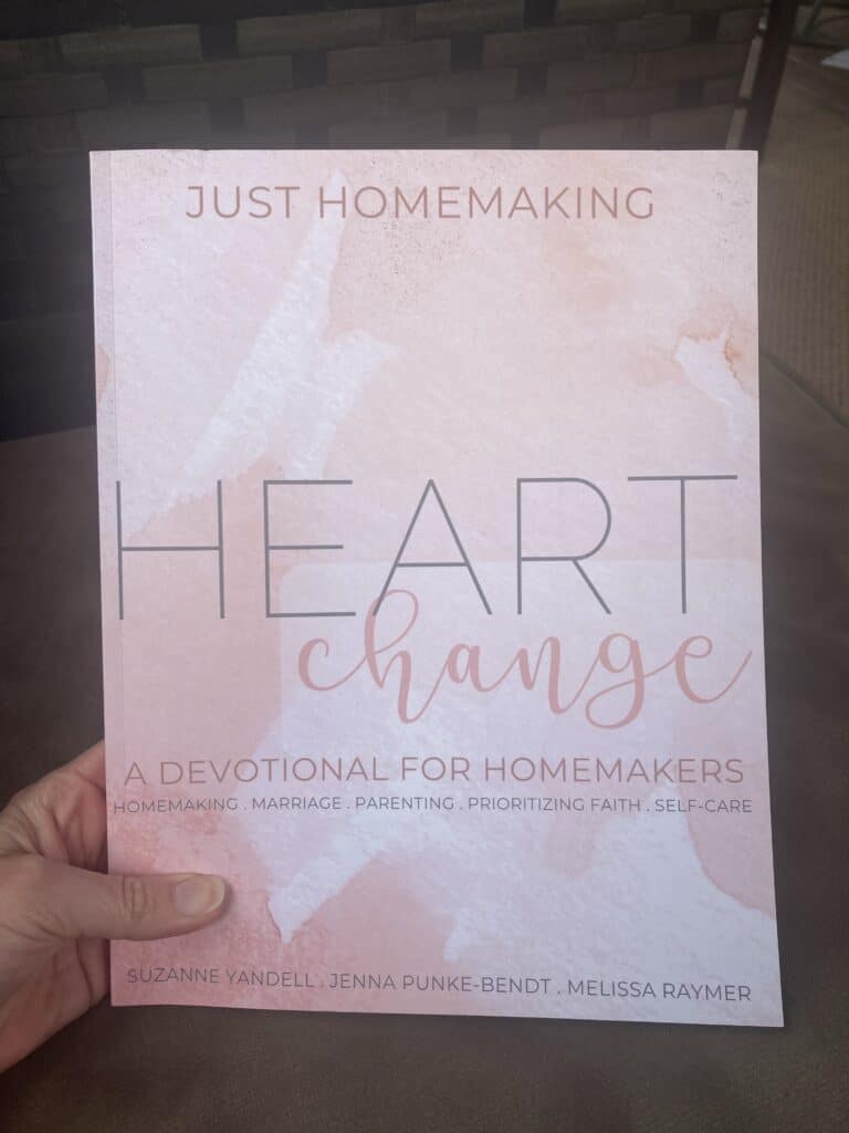 Heart Change for Homemakers Workbook Devotion Cover