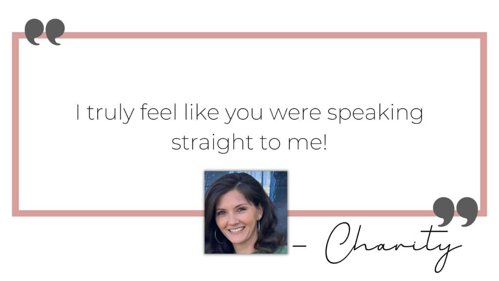Review of Jenna Punke-Bendt, Female Christian Speaker: "I truly feel like you were speaking straight to me!"
-Charity