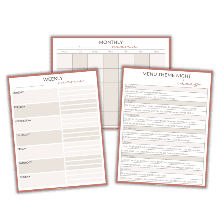 Meal Planning System: An Absolute Game Changer for Busy Moms - Just ...