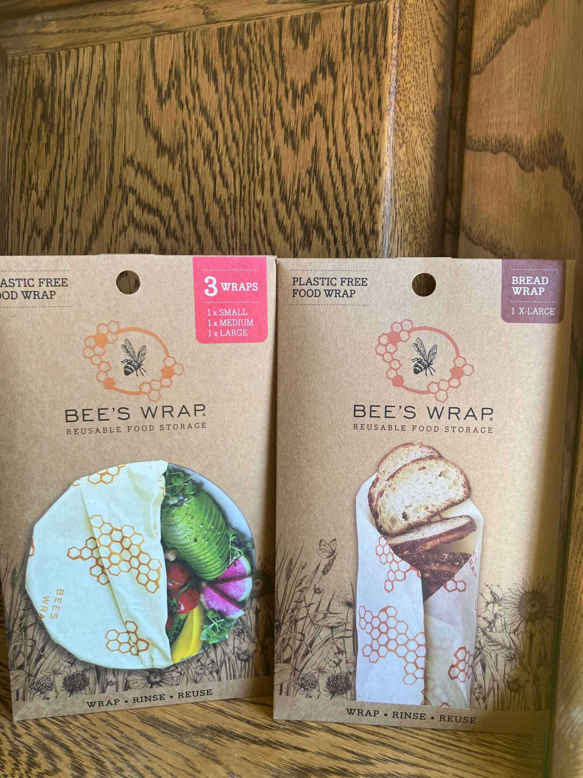 Beeswax wraps in original packaging