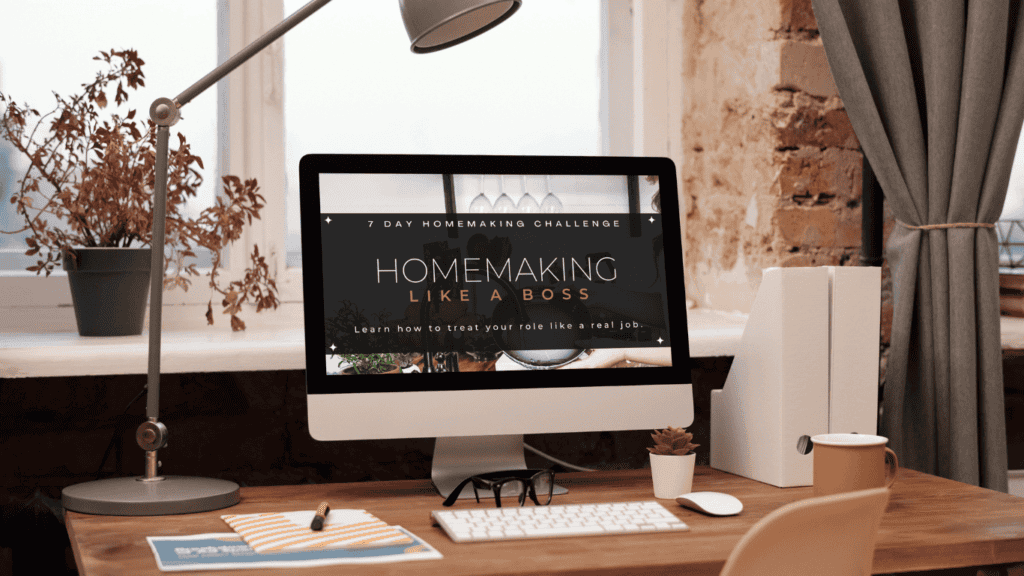 homemaker motivation: a free homemaking challenge