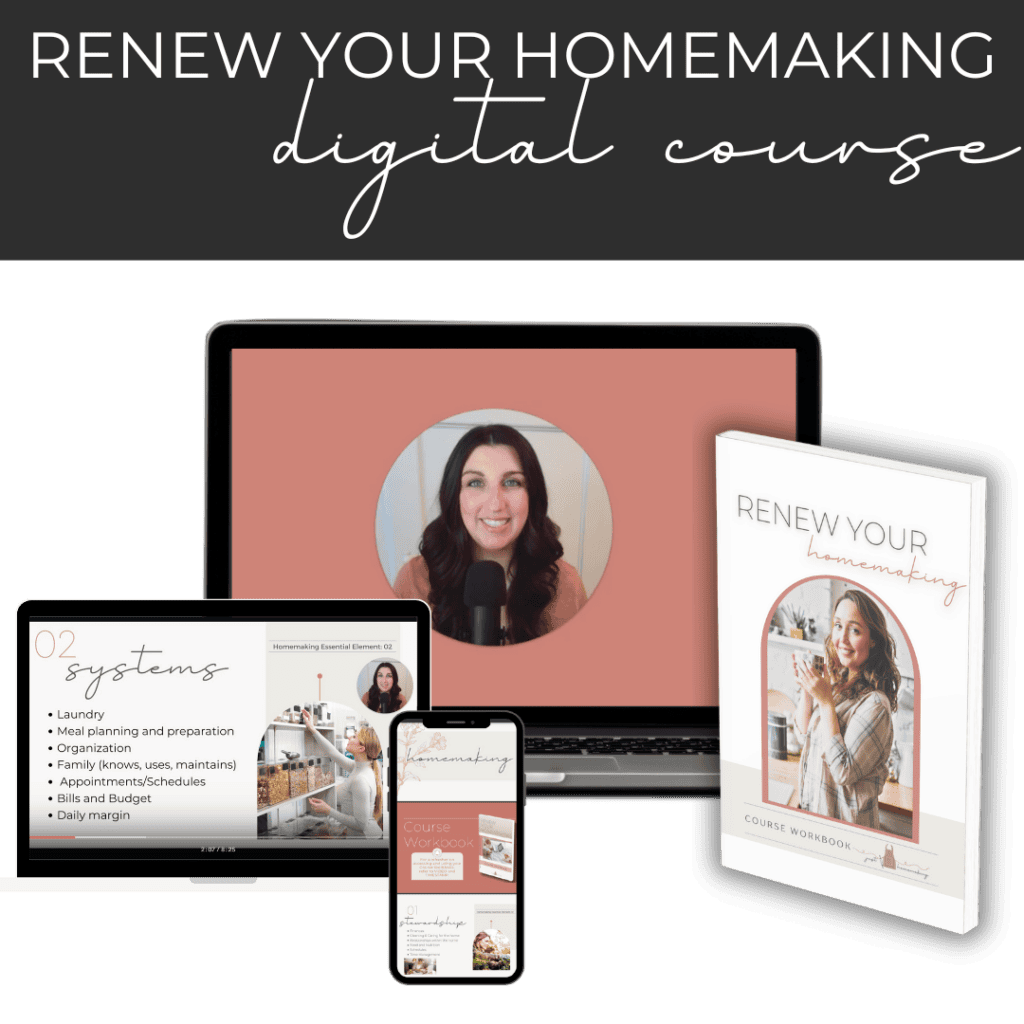 Renew Your Homemaking Digital Course