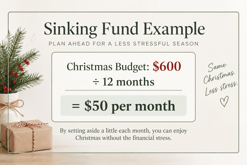 Sinking funds within family budgeting