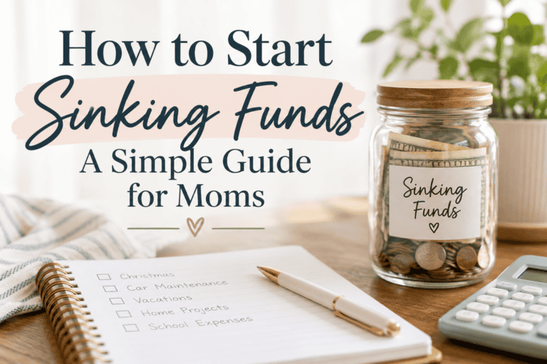 How to start Sinking Funds: A simple guide for moms